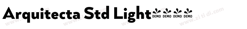 Arquitecta Std Light字体转换